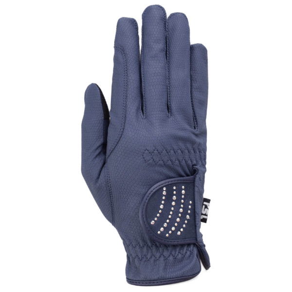 RSL Riding Gloves Dubai, with Rhinestones, Synthetic Leather