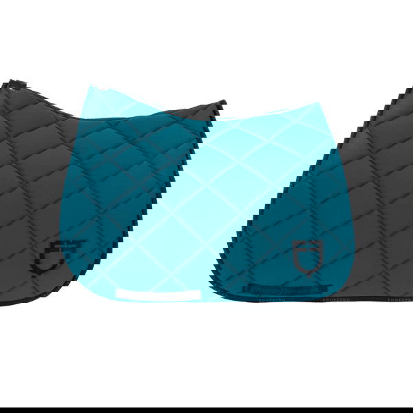 Equestro Saddle Pad Technical Fabric with Logo, Dressage Saddle Pad