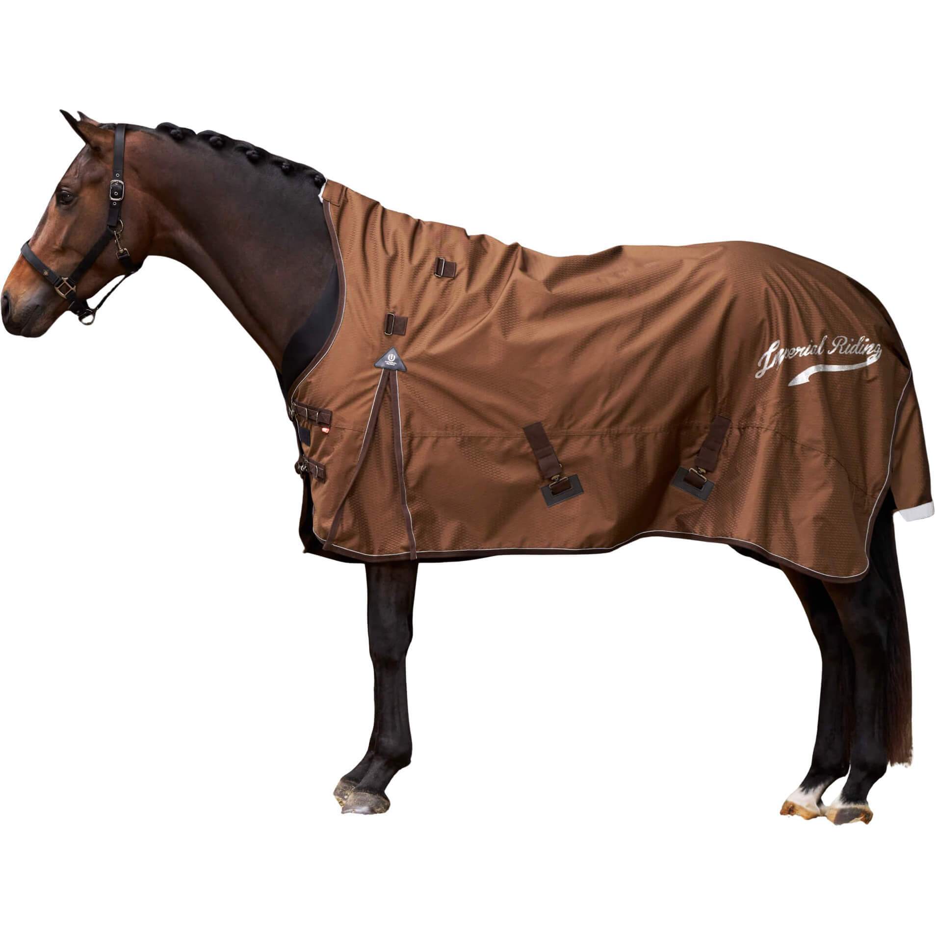 Imperial Riding Outdoordecke IRHSuper-proof, 100 g, High-Neck, mit abnehmbarem Halsteil