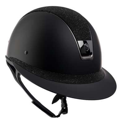 Samshield Riding Helmet Classic Shadowmatt Miss Shield Crystal Fabrics
