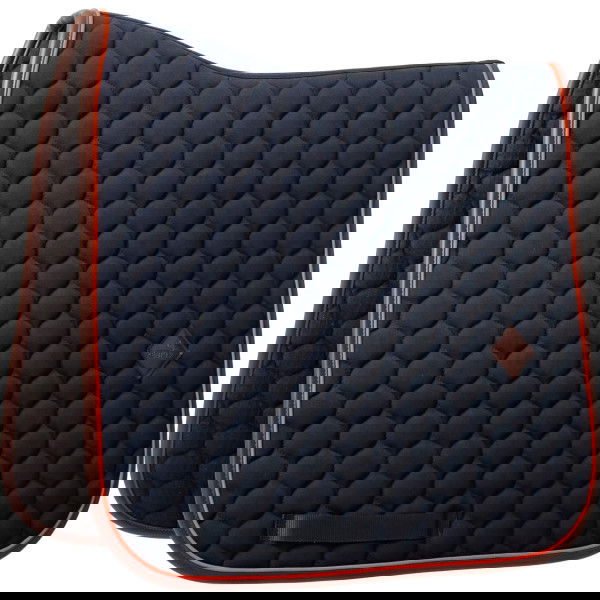 Kentucky Horsewear Saddle Pad Onion Quilt Leather Neon, Dressage Saddle Pad
