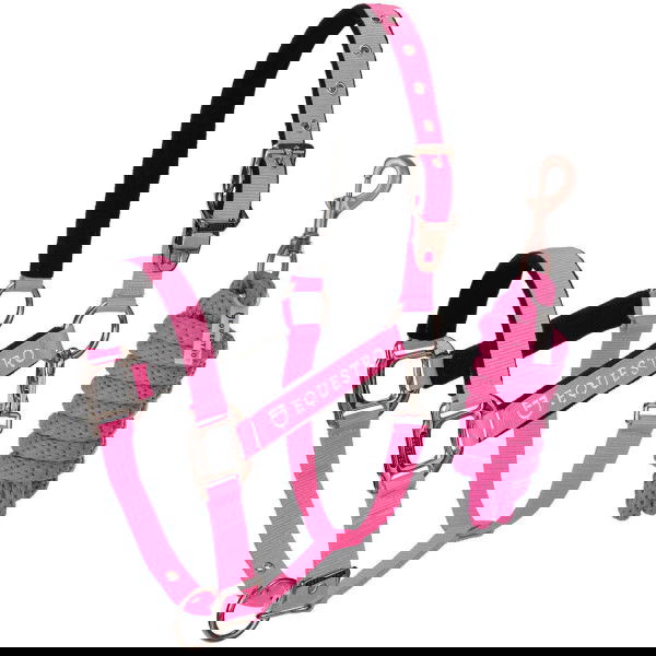 Equestro Halter Set, Nylon Halter, with Lead Rope