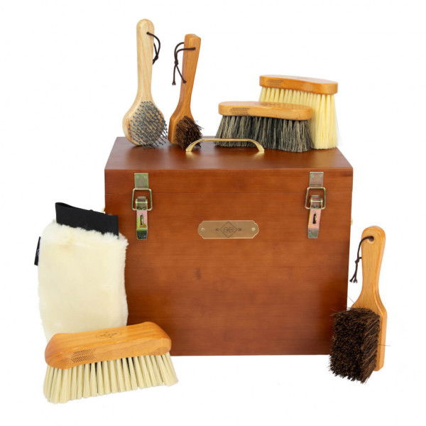 Grooming Deluxe Putzkasten Tack Box Set, Putzbox, Putzkoffer, mit Inhalt