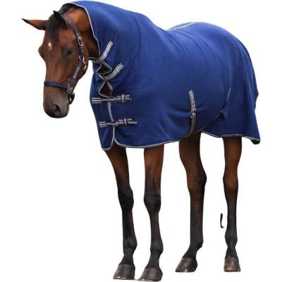 Q-essentials Abschwitzdecke Basic, mit festem Halsteil, Fleecedecke