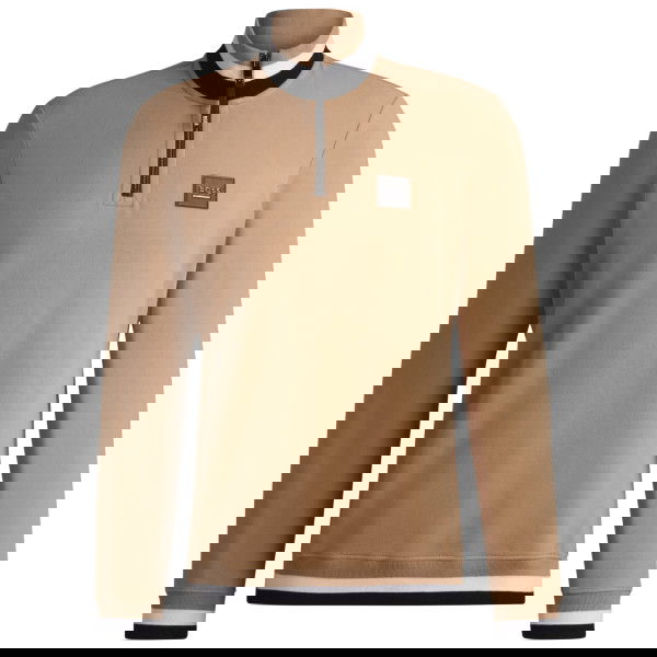 BOSS Equestrian Pullover Herren Troyer HW25, Sweater