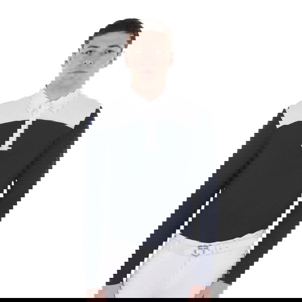 Equestro Men's Competition Shirt, Polo Competition Shirt, short-sleeved