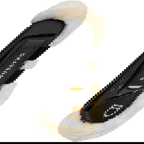 Equestro Gamaschen Synthetic Sheepskin, Hartschalengamaschen, Springgamaschen, Kunstfell