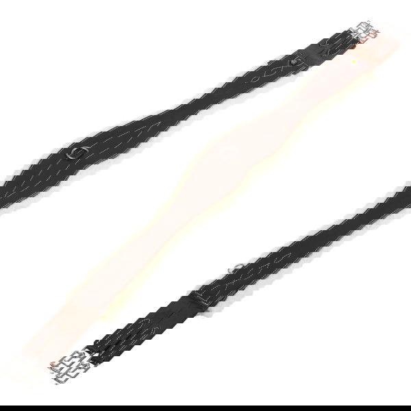 Zandona Saddle Girth with Synthetic Lambskin, Long Girth, Leather, Faux Fur