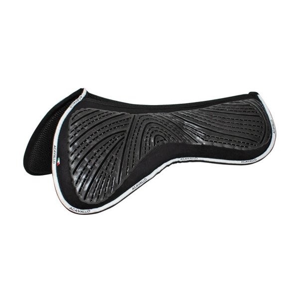 Acavallo Saddle Pad Withers Shaped Spine Free Close Contact 3D Spacer Classic Gel with Memory Foam