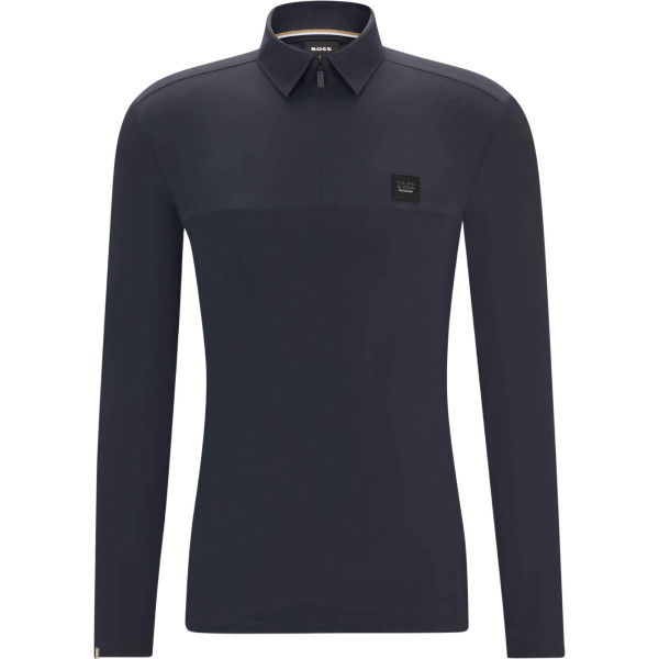 BOSS Equestrian Men´s Training Polo Elton FW24, Long-Sleeved