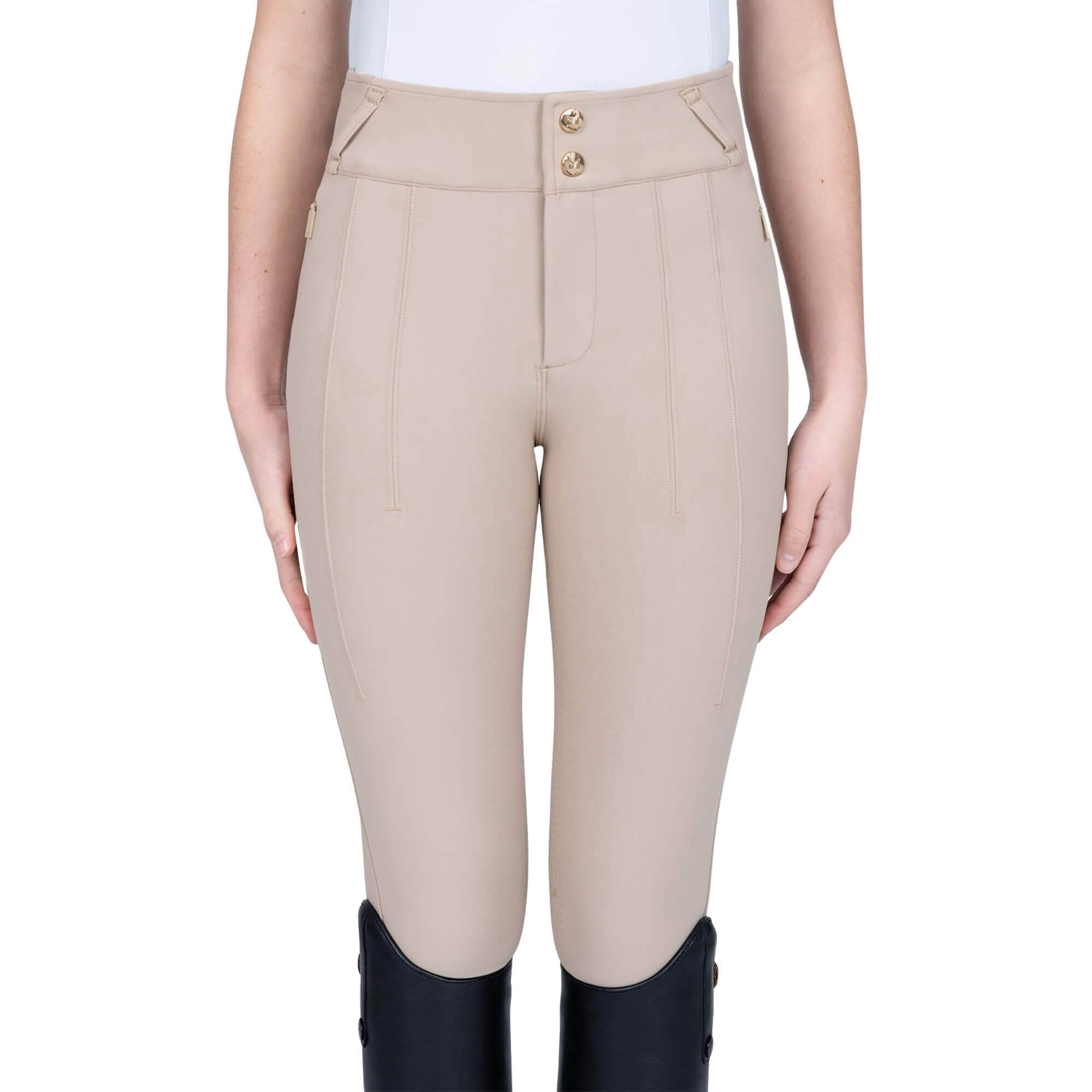 Maximilian Equestrian Reithose Kinder YR Vision, Vollbesatz, Full-Grip, High Waist