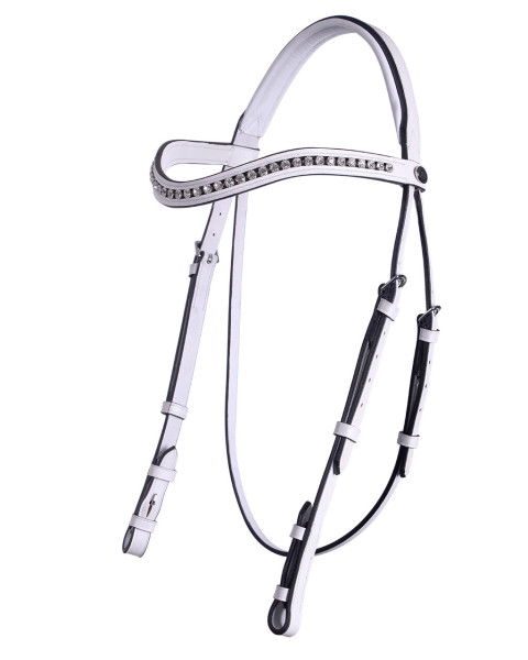 QHP Bridle Luxe, Show Bridle, without Noseband and Reins