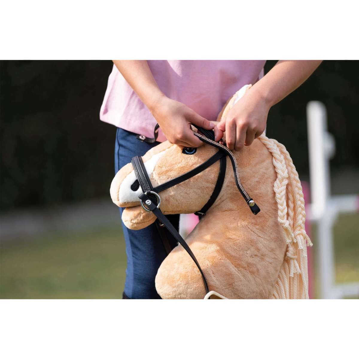 HKM Precious Stirnband - Schwarz/Grau/Weiß Für Sport & Alltag