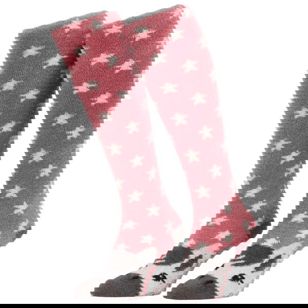 LeMieux Socken Kinder Fluffy Character HW25, Kuschelsocken, Kniestrümpfe