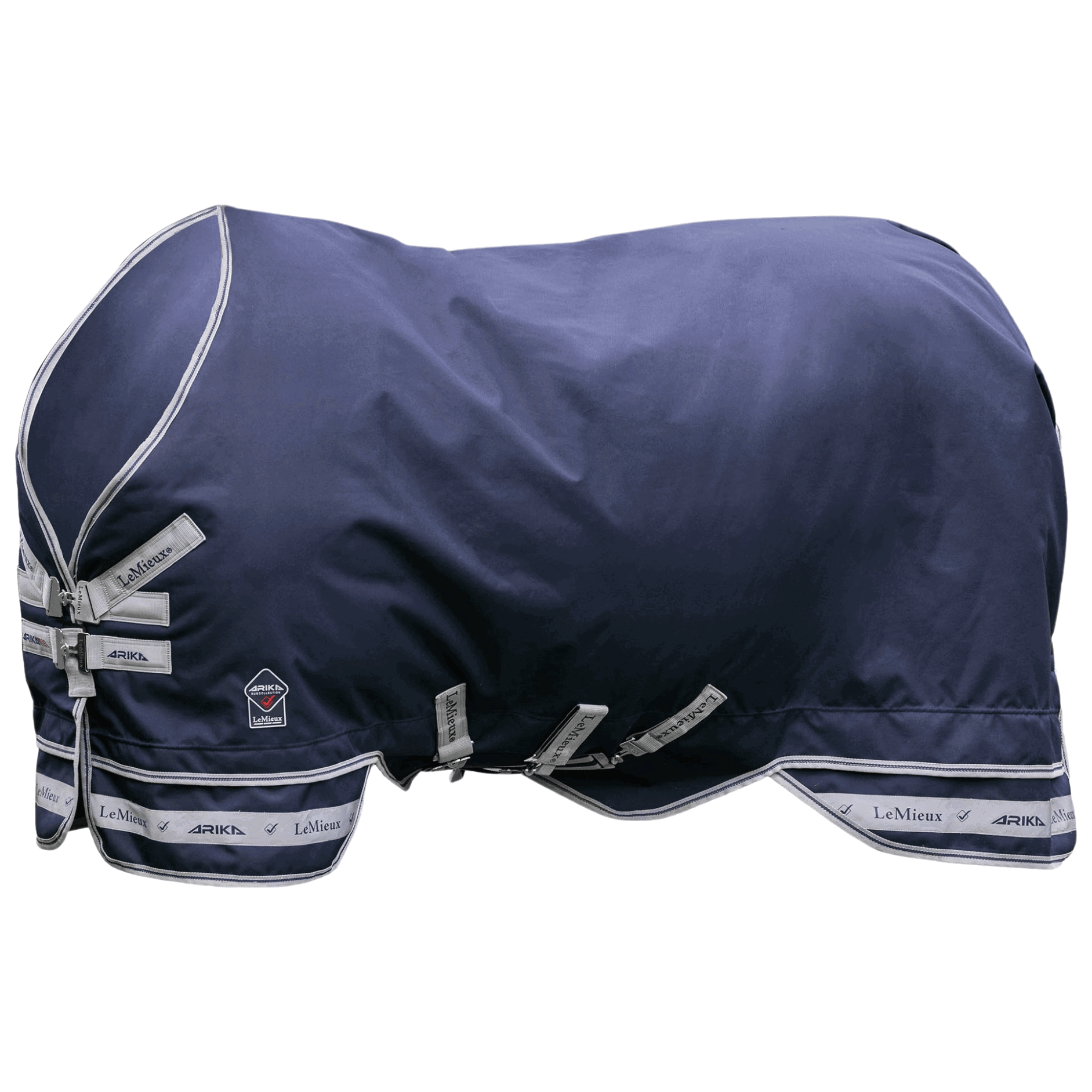 LeMieux Arika Foglio Per Esercizi Per Cavallo – Impermeabile, Micro Pile, Taglia L, Blu Navy