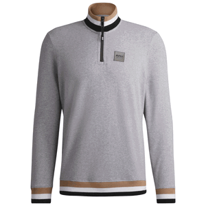 BOSS Equestrian Pullover Herren Troyer HW25, Sweater BOSS Equestrian Pullover Herren Troyer HW25, Sweater