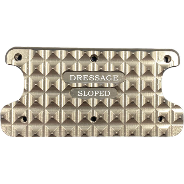 Tech Stirrups Steigbügeleinlagen Pad Dressage Sloped, Ersatztrittflächen, Aluminium