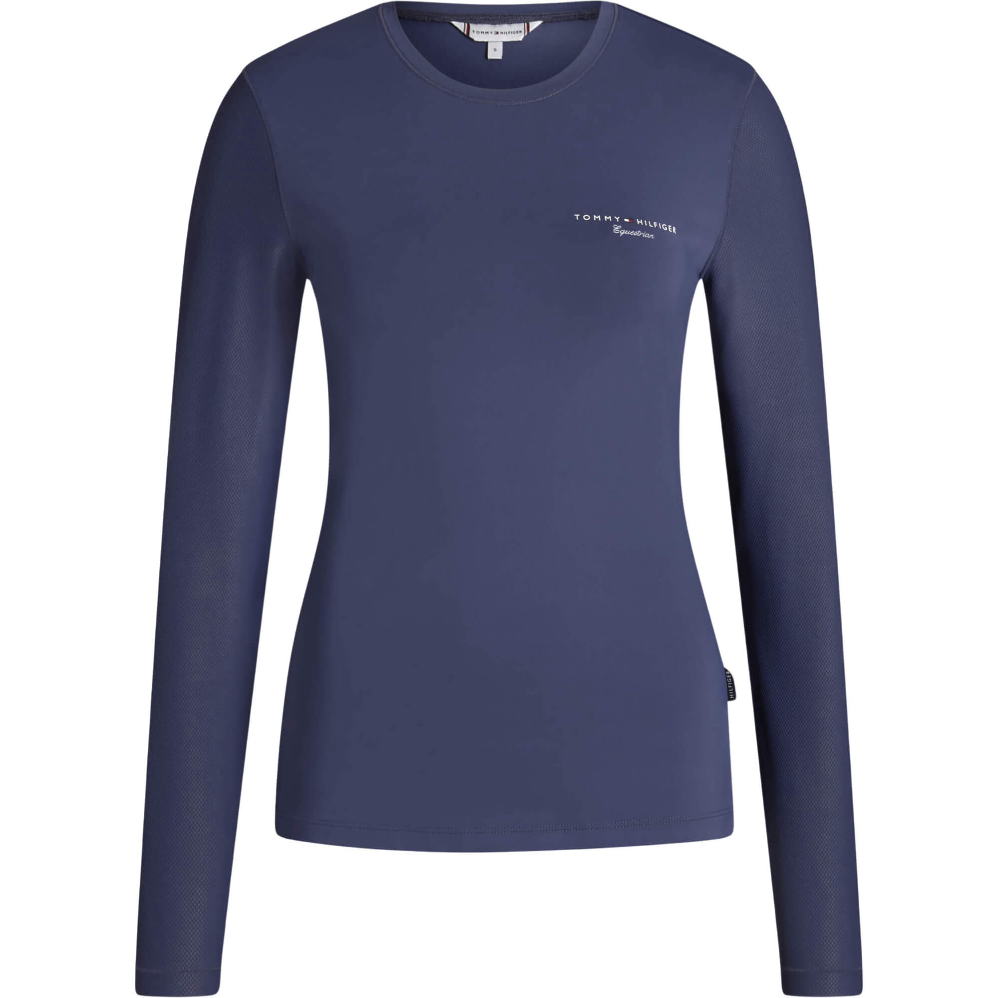 Tommy Hilfiger Equestrian Shirt Damen Adel Sunguard FS26, Trainingsshirt, UV-Shirt, langarm