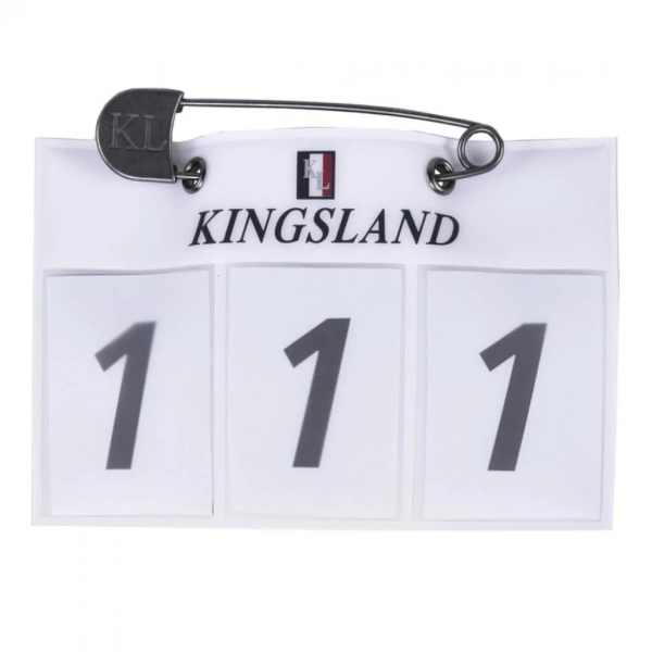 Kingsland Starting Number Classic, 3 Digits, Set of 2