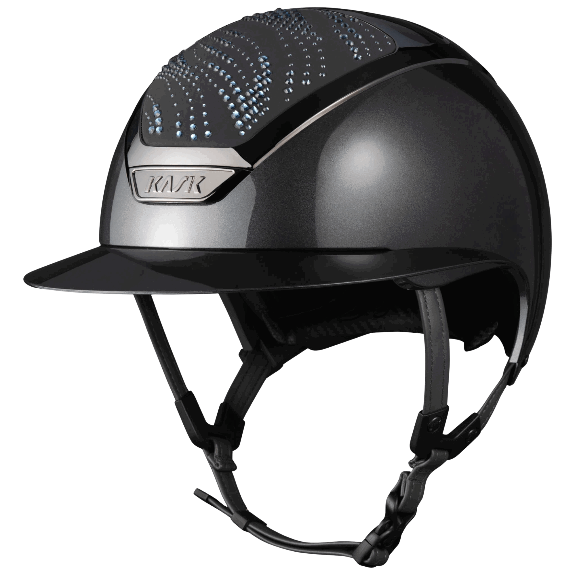 Kask Reithelm Star Lady Pure Shine Swarovski Flow