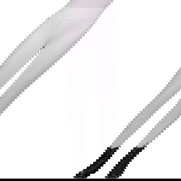 QHP Reitleggings Damen Kae, Turnierreitleggings, Teilbesatz, Half-Grip