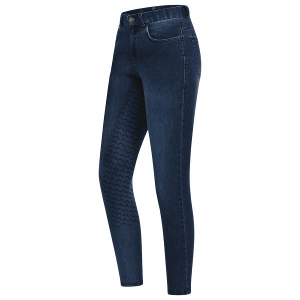 ELT Reithose Damen Luna, Jeansreithose, Vollbesatz, Full-Grip