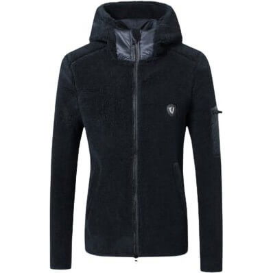 Covalliero Jacke Damen Hoody HW24, Sweatjacke, Teddyjacke, mit Kapuze