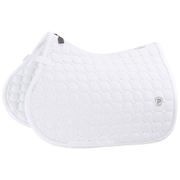 Eskadron Saddle Pad Cotton Glitter Platinum FW24, Jumping Saddle Pad