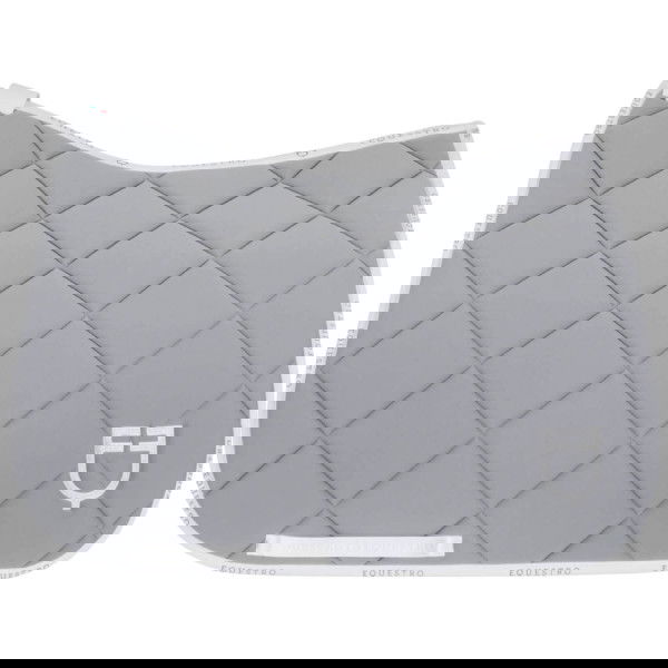 Equestro Saddle Pad Technical Fabric with Logo, Dressage Saddle Pad