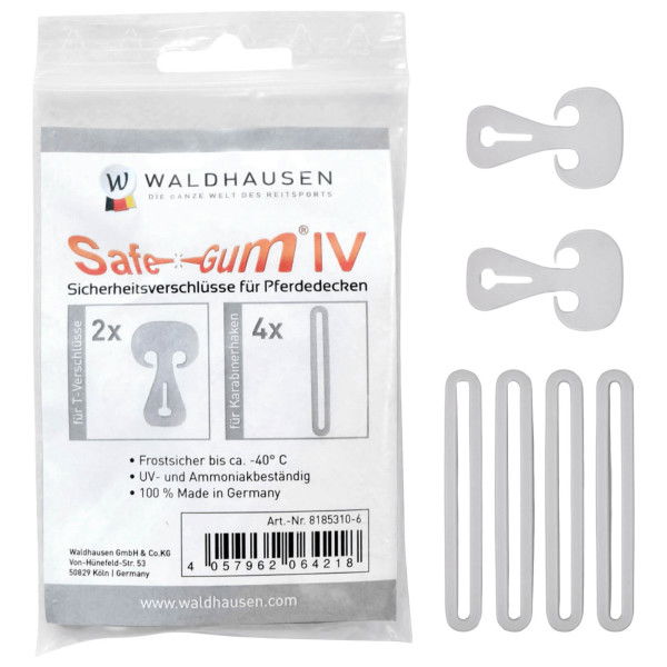 Waldhausen Safe-Gum Set Mixed, Predetermined Breaking Gums for Rug Closures