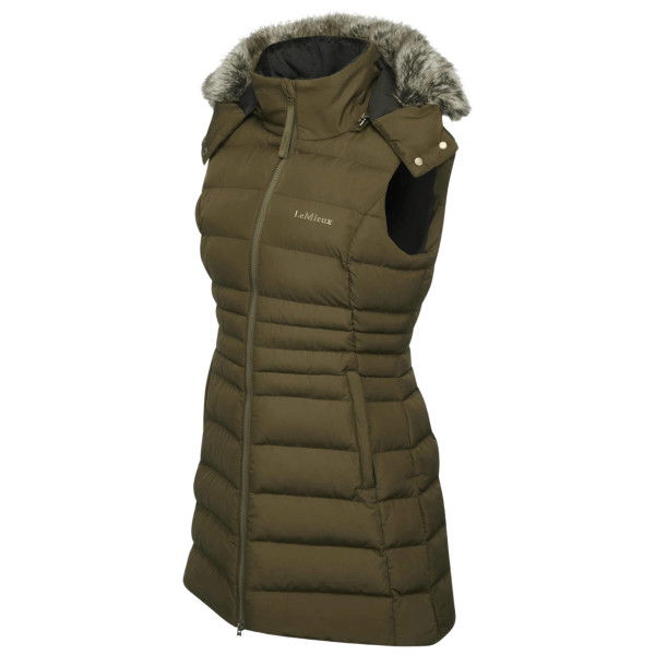 LeMieux Women's Vest Harper Longline FW24, Puffer Vest