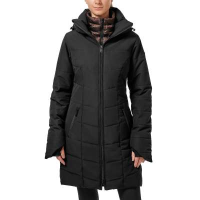 Equestrian Stockholm Women's Coat Denali Modern Mocha, Winter Coat, Quilted Coat