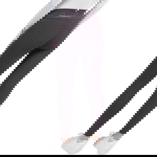 Samshield Reitleggings Damen Tessa Sport HW23, Vollbesatz, Full-Grip, High Waist