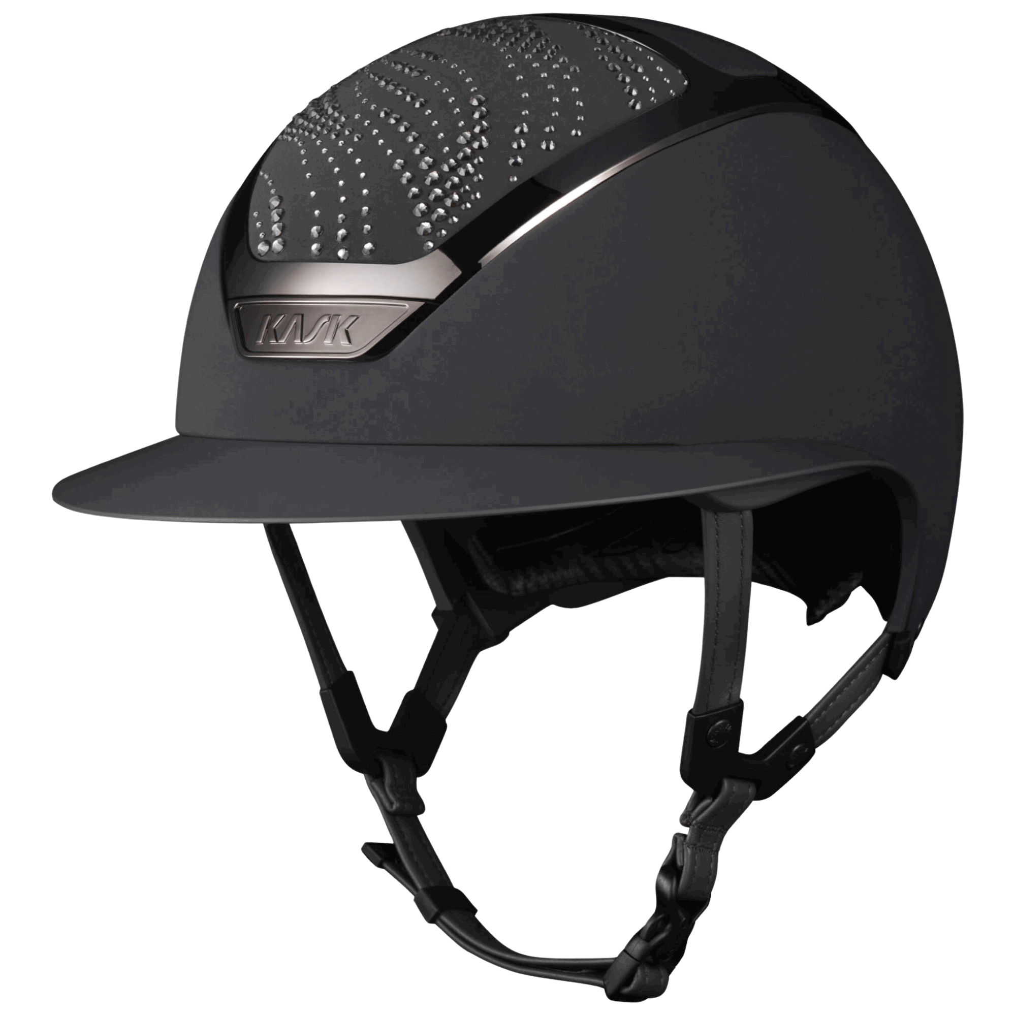 Kask Reithelm Star Lady Chrome Swarovski Flow