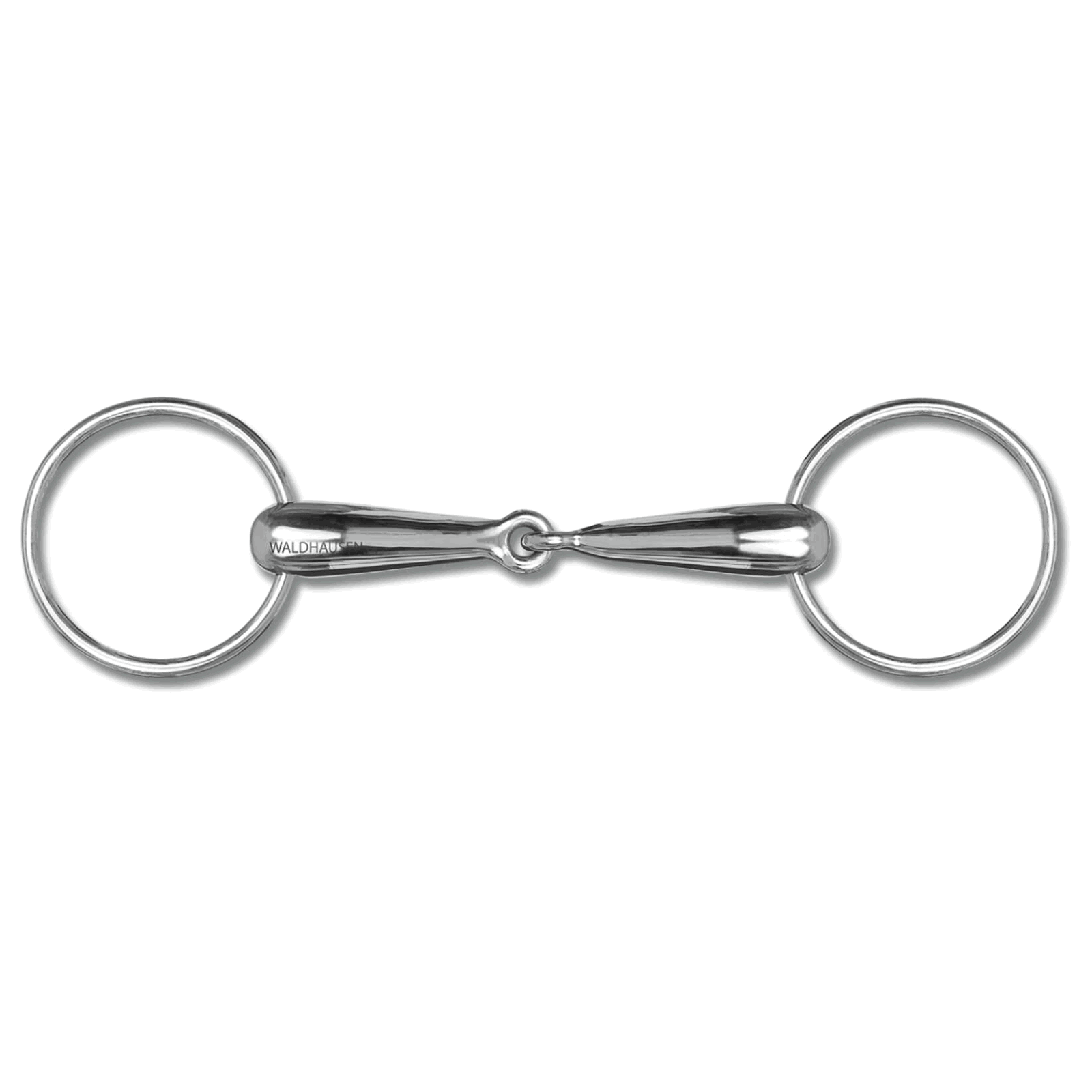 Waldhausen Wassertrense Economic, Edelstahl, hohl, einfach gebrochen, Gebiss