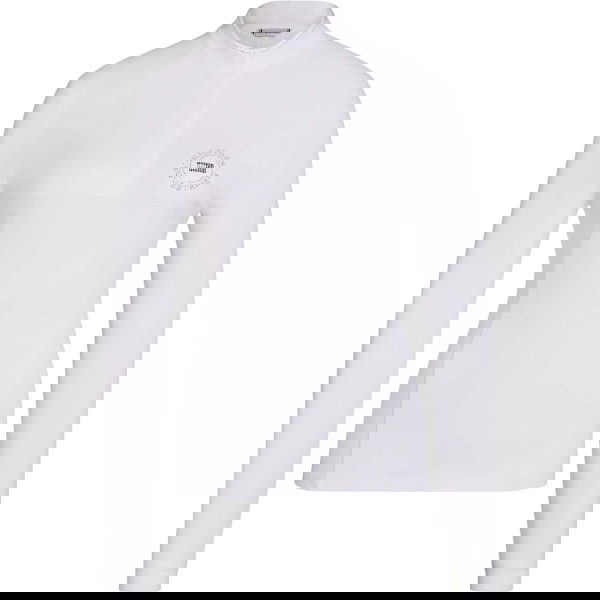 Tommy Hilfiger Equestrian Women's Competition Shirt Taylor Rhinestones FW25, long-sleeved