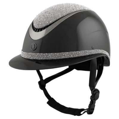 BR Riding Helmet Theta Plus Dazzling Glamourous Glossy VG1, Wide Visor