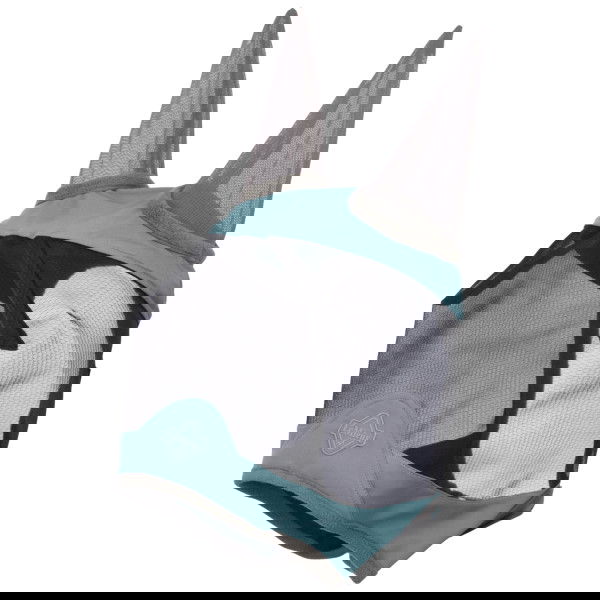 LeMieux Fliegenmaske Visor Tek Half FS25, mit Ohrenschutz, UV-Schutz