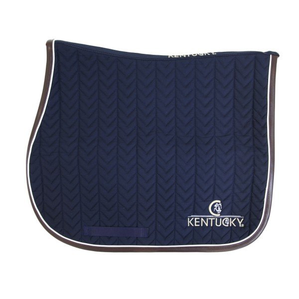 Kentucky Horsewear Saddle Pad Fishbone Leather