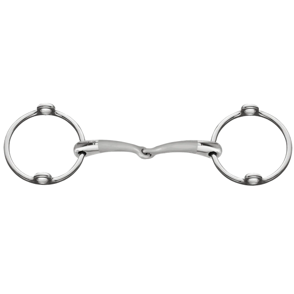 Sprenger Aufziehtrense, SATINOX, einfach gebrochen