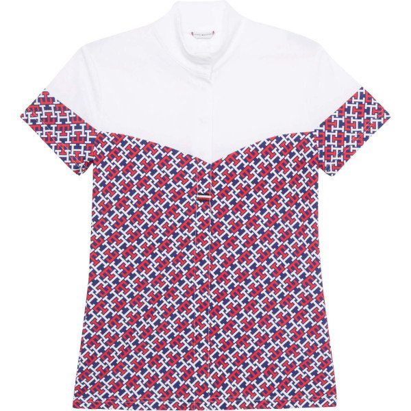 Tommy Hilfiger Equestrian Women´s Competition Shirt Madison Monogram SS24, short sleeve