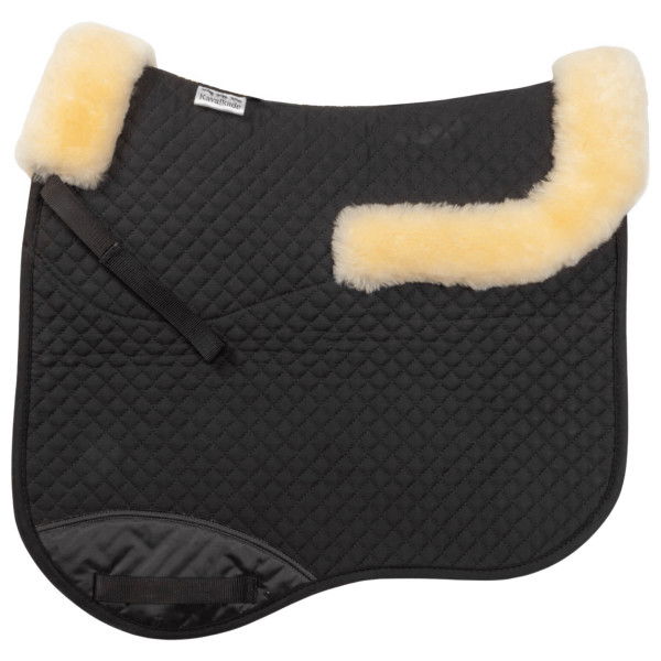 Kavalkade Saddle Pad, Dressage Saddle Pad, with Faux Fur