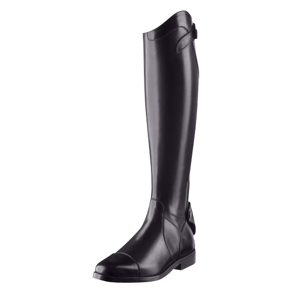 Reitstiefel Aries, Lederreitstiefel, Damen, Herren, Schwarz
