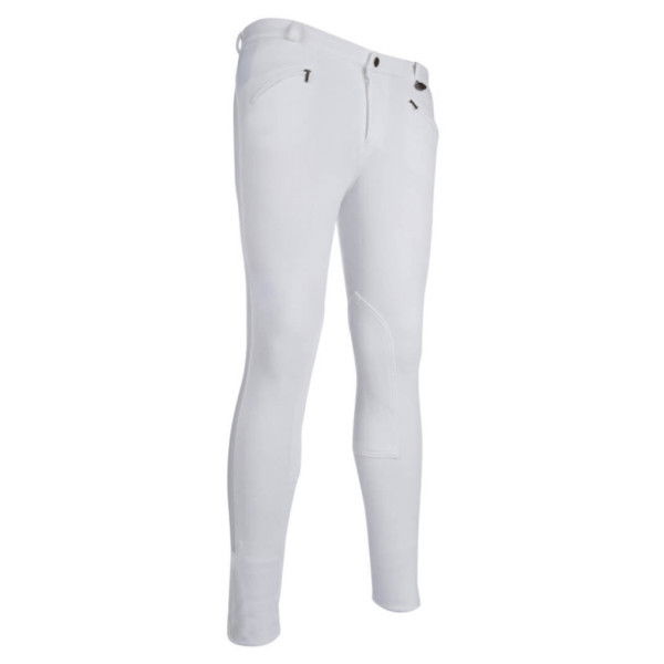 HKM Men´s Riding Breeches Basic, Knee Patches, Fabric