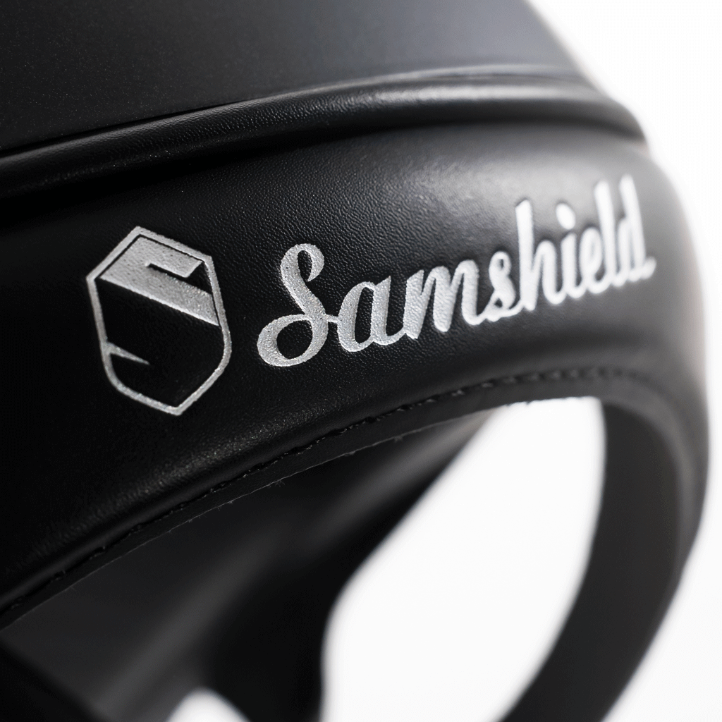 Samshield Reithelm Classic SM, Dressurausschnitt, Trim + Blason  
