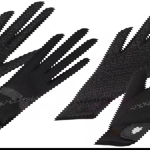 QHP Reithandschuhe Kinder Lize HW25, Glitzer