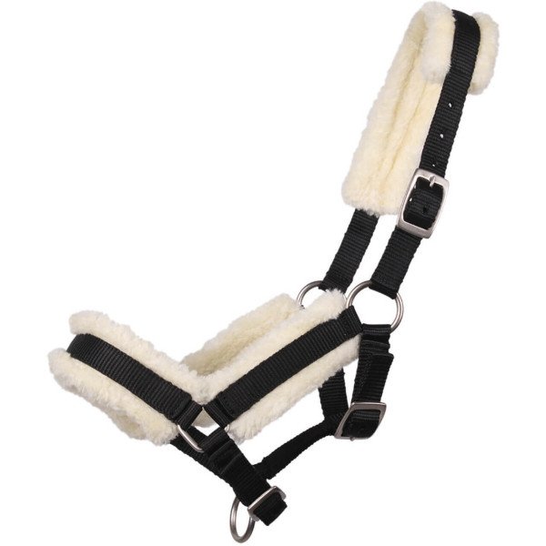 QHP Foal Halter with Faux Fur