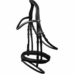 Waldhausen Trense X-Line Clincher, englisch kombiniert, mit Zügeln Waldhausen Trense X-Line Clincher, englisch kombiniert, mit Zügeln