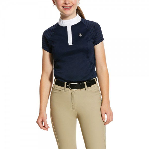 Ariat Girls Aptos Vent SS Show Shirt