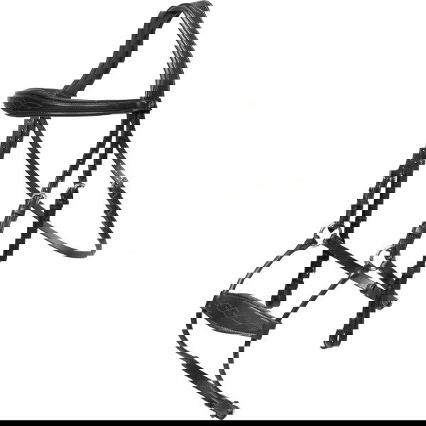 Dyon Trense Hybrid Bridle NEC, ohne Zügel